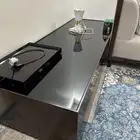 طاولات مجلس جديده خشب وزجاج