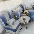 كنب للبيع مطلعه في السطح لضيق المساحه عندي وجاء عليه غبار
