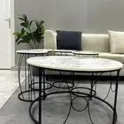 كنب فردي وطاوله ودرج