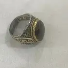 خاتم عقيق خرايطي وارد اليمن صناعة الصايغ روني مصبوب رصاص