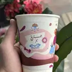 طباعة اكواب كافيهات مقاسات مختلفة طباعة ملونة اكواب دبل