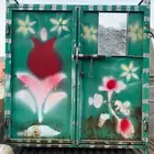 دولاب قديم حديد من 1980s تراثي