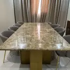 طاولة طعام وبوفيه رخام