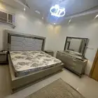 غرفة نوم. تركي. شبه جديد استخدام. شهر فاتورة الشرا 12الف