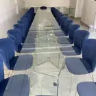 طاولة طعام زجاج 30 شخص بوفيه