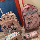 شنط مدرسيه مع لانش بوكس