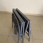 سرير حديد متنقل قابل للطي