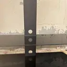 ستاند تلفزيون (حامل شاشة) مع أرفف زجاج