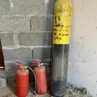 أسطوانة هيليوم للبيع   2 عدد طفاية حريق