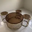 طاوله مع ثلاث خدمه للبيع ابي فيها 500
