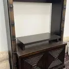 مكتبة تلفزيون   جودتها ممتازه جدا خشب اصلي
