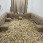 للبيع فرشه مع كنب وستاراه