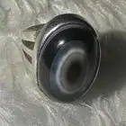 خاتم فضة عقيق حجم كبير