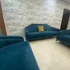 ثلاث قطع كنبات نظيف