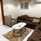 شقه للايجار حي المنار غرفتين وصاله ومطبخ