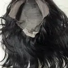 باروكة شعر طبيعيه مع كلبسات وقبعه والغراء ومزيل الغراء