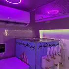 سيارة آيس كريم للبيع قمه في النظافه إستخدام بسيط وشبه جديده