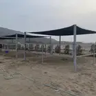 ايواء خيل في مزرعة