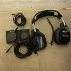 سماعة استرو A40 مع مكسرها والمايك واغراضها كامله اخو الجديد