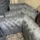 سلام عليكم كنب مجلس  عشر مساند و ثلاث زوايا واخو الجديد