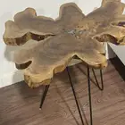 طاوله خشب طبيعي
