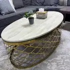 طقم ترابيزات شيك وفخم بلمسة ذهبية