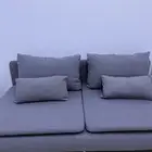كنب ايكيا مع تلبيسة إضافية ممتاز ومريح