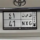 لوحة رقمين ( ق ص ن 41 )