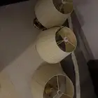 1 نجفة سقف 2 أبجورات
