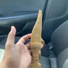 خنجر اردني فولااذ مقبض وغطاء فضه عشان الصداء