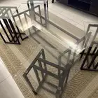 طاولة خدمة زجاج للبيع