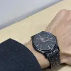 ساعة رجالية مايك سوداء