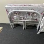 كرسي نفر حديد وخشب سفطات