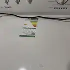 غسالة ومجفف شركة ويرلبول8KG شبة جديدة