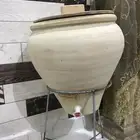 زير فخار مع القاعدة