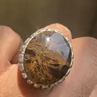 خاتم عقيق مزعفر نوادر