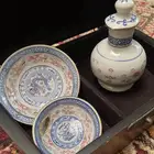 طقم برسالين بزخارفPorcelain decorated set