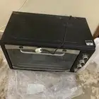فرن كهربائي حجم كبير مستعمل نظيف جدا مع صحن وشبك السعر300