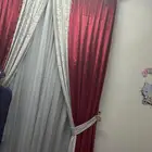 ستارة مخمل 3قطع مع كامل اغراضها