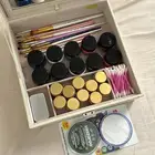 الوان رسم على الوجه رسم اليوم الوطني