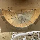 خشب عمود دائري مع الفرمات