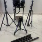 كاميرا كانون مع عدسات وستاندات