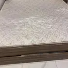 سرير خشب مع تخزين وسرير ارضي