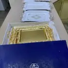 صواني ضيافه اغلبها من السيف وساكو