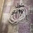 كيبل كهرباء ابيض
