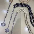 سبح عاج 99 خرزة مع طربزونة فاخرة بعدة ألوان