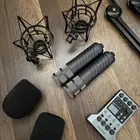 2 مايك Rode Procaster مع مجموعة التسجيل كاملة