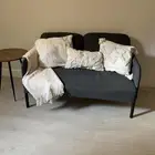 كنب رمادي نفرين من ايكيا