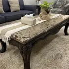 طاولات رخام مع خشب