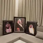 طقم برواز صور المؤسس والملك وولي العهد